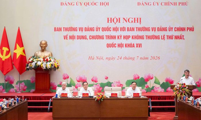 Thủ tướng Lê Minh Hưng phát biểu tại hội nghị. (Ảnh: quochoi.vn)