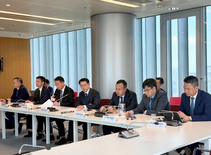 Các đại biểu thành phố Hà Nội tại buổi làm việc. Ảnh: Đoàn công tác