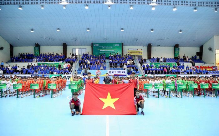 Quang cảnh lễ khai mạc Giải bóng đá nhi đồng (U11) toàn quốc 2026. Ảnh: BTC