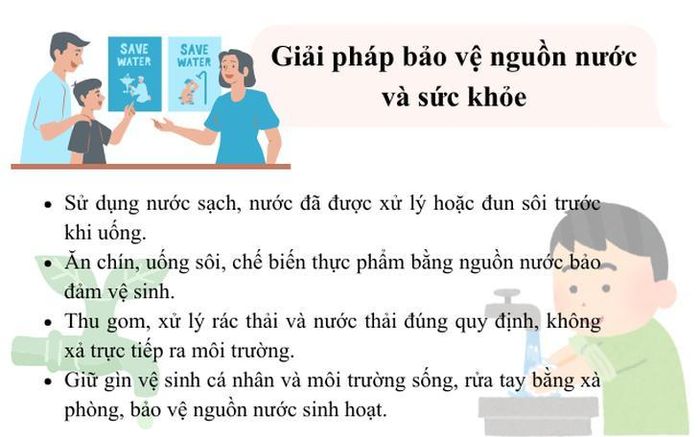 Giải pháp bảo vệ nguồn nước và sức khỏe. (Ảnh Thành Long)