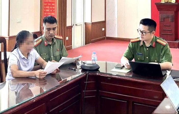 Bà T.T.L bị xử phạt 12,5 triệu đồng về hành vi bình luận sai sự thật, xúc phạm lãnh đạo TP Hải Phòng. Ảnh: Cơ quan Công an.