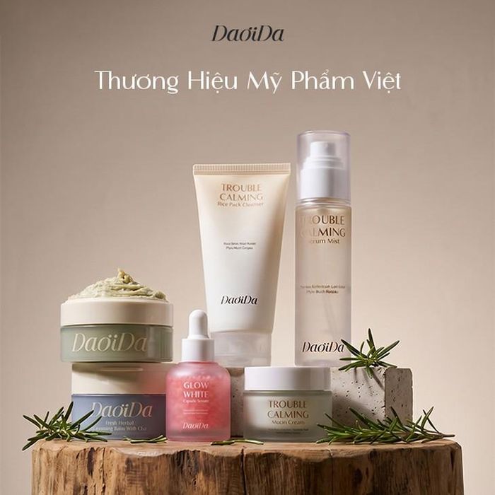 Daoida phát triển các dòng sản phẩm chăm sóc da dành cho nhiều nhu cầu.