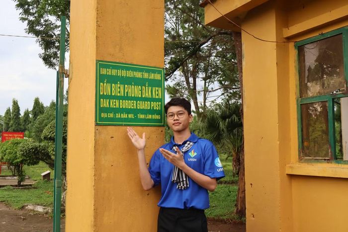 Bạn Phạm Chí Tâm cho biết những ngày này đã giúp bạn thấu hiểu những hy sinh thầm lặng của người lính nơi tuyến đầu Tổ quốc. Ảnh: BTC