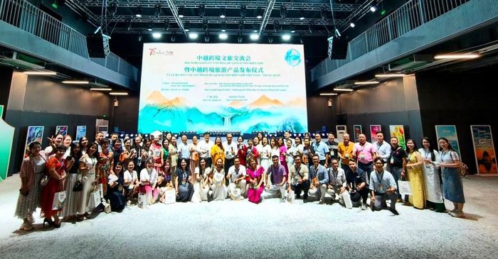 Doanh nghiệp du lịch Việt Nam tham gia Hội nghị giao lưu văn hóa du lịch xuyên biên giới Việt Nam - Trung Quốc, tháng 7.2026. Ảnh HÀ HẢI