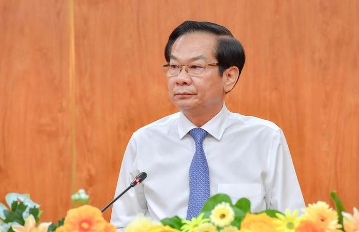 Bí thư Thành ủy Cần Thơ Đỗ Thanh Bình phát biểu nhận nhiệm vụ - Ảnh: VGP/LS
