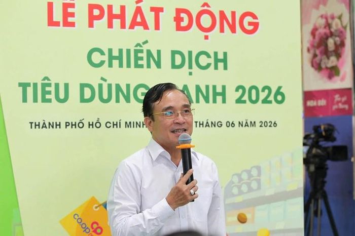 Ông Nguyễn Ngọc Thắng, Phó Tổng Giám đốc Saigon Co.op cho biết, Saigon Co.op đang tiếp tục triển khai các chương trình hướng đến thay đổi hành vi tiêu dùng nhằm ưu tiên sản phẩm xanh và lan tỏa lối sống bền vững trong cộng đồng - Ảnh: VGP/LT