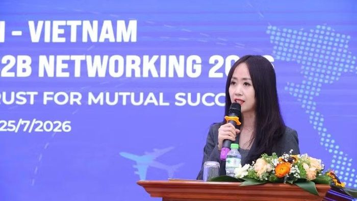 Bà Võ Hồng Anh, Phó Vụ trưởng Vụ Phát triển thị trường nước ngoài, Bộ Công thương.