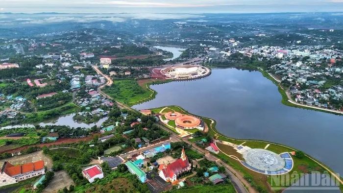 Không gian trung tâm Gia Nghĩa - Nơi xây dựng Quảng trường trung tâm Gia Nghĩa và Khu liên hợp Bảo tàng, Thư viện, Công viên.