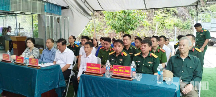 Quang cảnh buổi lễ.