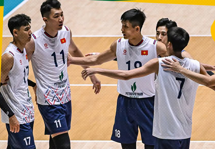 Đội tuyển bóng chuyền nam Việt Nam xuất sắc giành quyền vào chung kết chặng 2 SEA V.Cup 2026. Ảnh: VFV