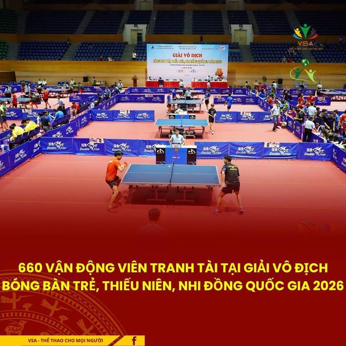 Các vận động viên thi đấu sau lễ khai mạc