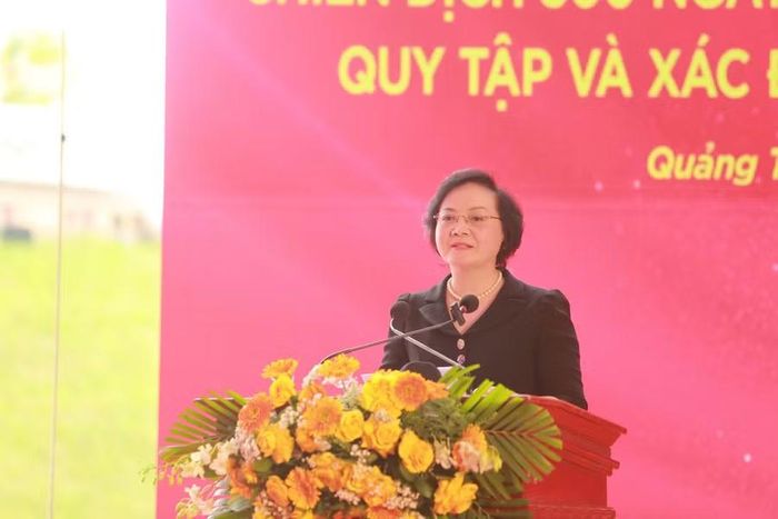 Phó Thủ tướng Phạm Thị Thanh Trà nhấn mạnh, việc tìm kiếm hài cốt liệt sĩ cần thực hiện khẩn trương, quyết liệt.