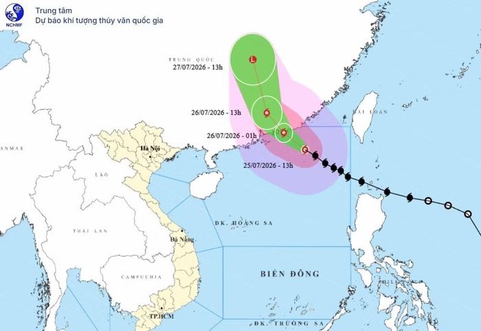 Dự báo bão số 2 đổ bộ đất liền tỉnh Quảng Đông đêm nay với cường độ rất mạnh.