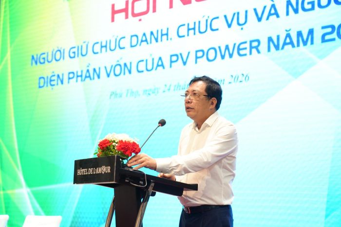 Tổng Giám đốc PV Power Lê Như Linh nhấn mạnh người đại diện là cầu nối đưa chủ trương, định hướng phát triển của Tổng công ty vào hoạt động của từng đơn vị
