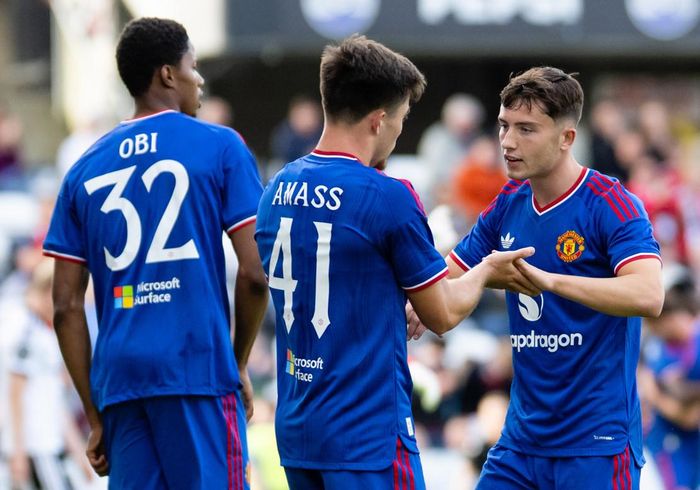 Amass cũng lần đầu lập công cho Quỷ đỏ - Ảnh: MUFC