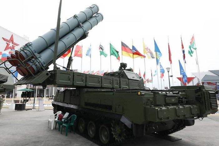 Xe Buk-M3. Ảnh: TASS