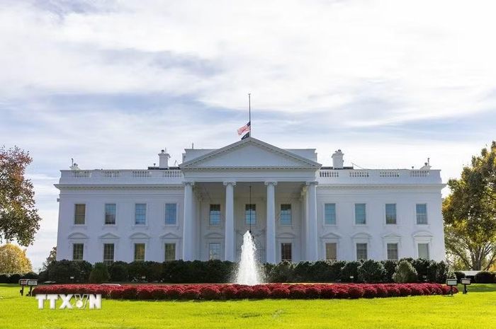 Nhà Trắng tại Washington, D.C., Mỹ. (Ảnh: THX/TTXVN)