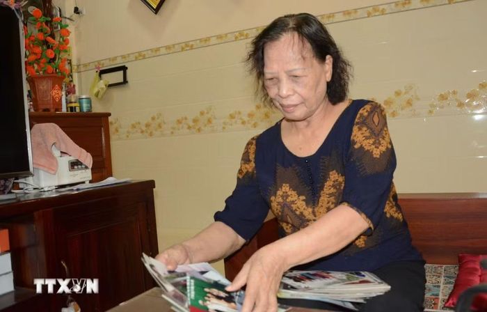 Cô Chế Thị Mừng - thành viên Tiểu đội 11 cô gái sông Hương. (Ảnh: Văn Dũng/TTXVN)