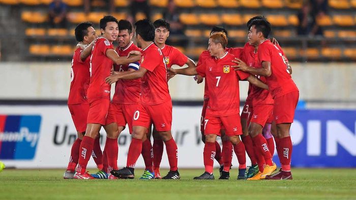 Cầu thủ đội tuyển Lào. Ảnh tư liệu: affsuzukicup.com