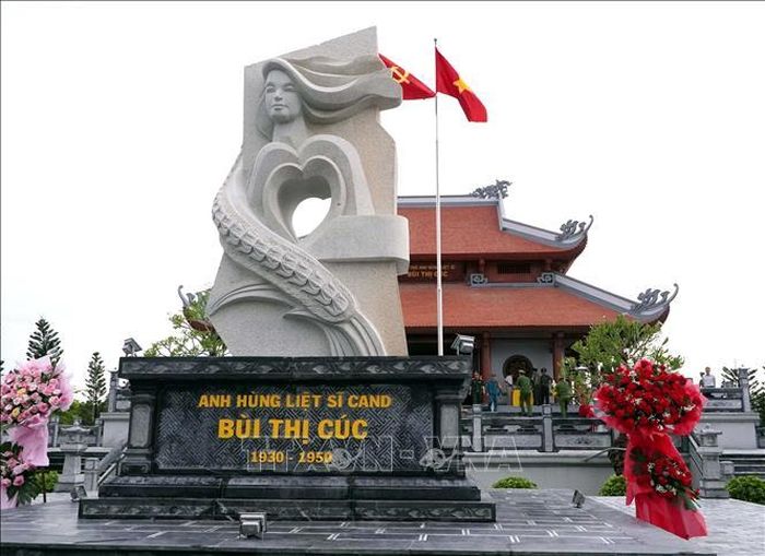 Quang cảnh Khu lưu niệm Anh hùng liệt sĩ Công an nhân dân Bùi Thị Cúc tại xã Xuân Trúc, tỉnh Hưng Yên. Ảnh: Đinh Văn Nhiều/TTXVN