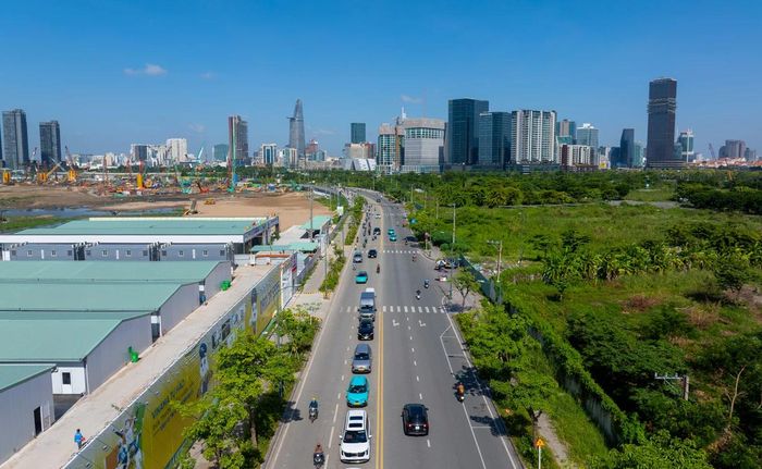 Đường Tố Hữu sẽ được mở rộng quy mô tư 4 làn xe hiện tại lên 7 làn xe.