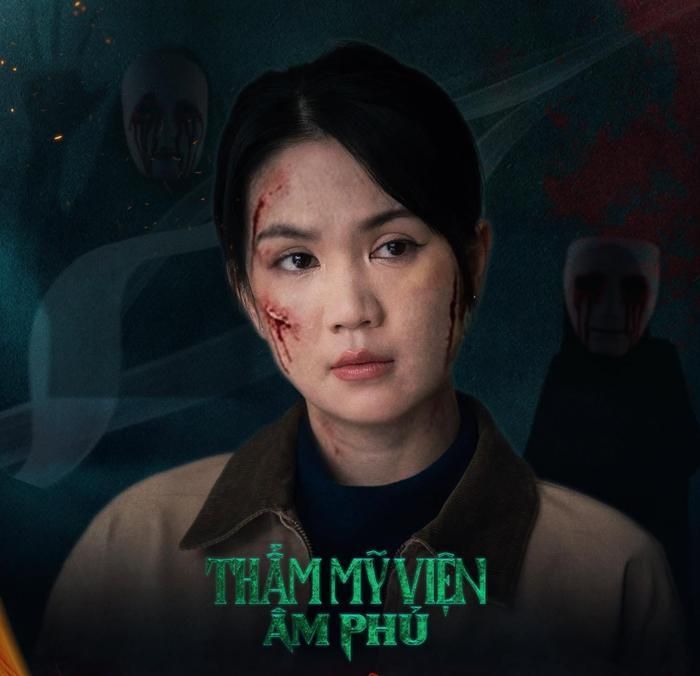 Năm 2026, Ngọc Trinh trở lại màn ảnh rộng với vai nữ chính trong phim Thẩm Mỹ Viện Âm Phủ. Ảnh: NSX