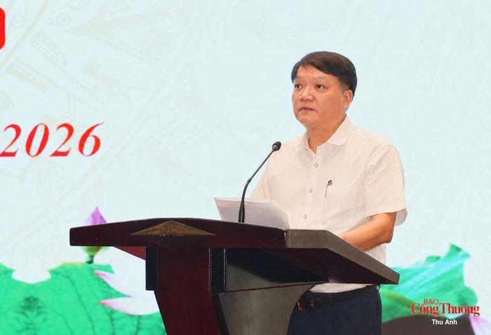 Lãnh đạo Sở Công Thương Hải Phòng phát biểu tại sự kiện.