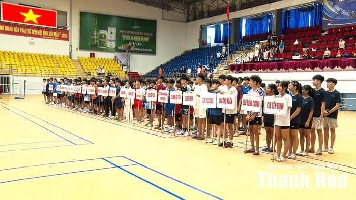 Giải cầu lông thiếu niên, nhi đồng tỉnh Thanh Hóa lần thứ II, năm 2026 được tổ chức tại Nhà thi đấu Thể dục thể thao tỉnh (phường Hạc Thành).
