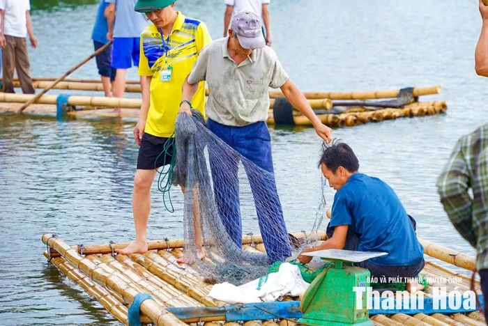Tiếng gió xé nhẹ khi tấm chài tung tròn xòe rộng như cánh hoa trên mặt nước, rồi chìm dần trong nhịp thở hồi hộp của người xem.