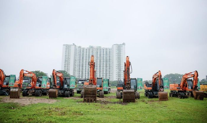 Hà Nội đang đẩy nhanh triển khai các dự án nhà ở xã hội. Ảnh: CTCP Him Lam