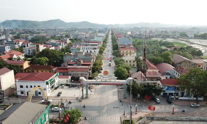 Đô thị xã Lục Nam hiện nay.