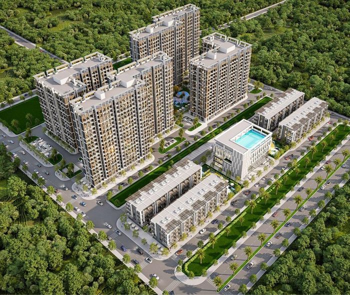 Phối cảnh dự án Nhà ở xã hội Hòa Phước. Ảnh: Chủ đầu tư