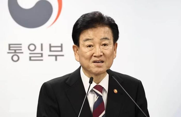 Bộ trưởng Thống nhất Hàn Quốc Chung Dong-young. Ảnh: Yonhap/TTXVN