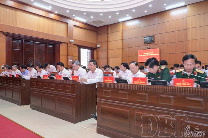 Đại biểu dự buổi làm việc.