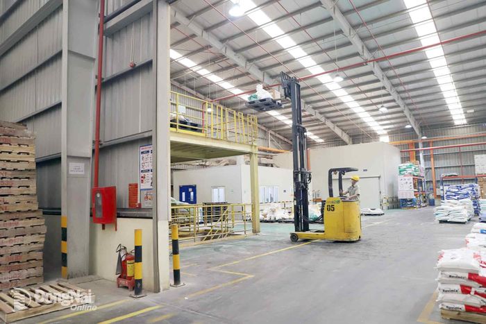 Hoạt động sản xuất tại Công ty TNHH Japfa Comfeed Việt Nam chi nhánh Bình Phước, tại khu vực phía Bắc thành phố Đồng Nai.
