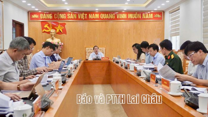 Phó Chủ tịch Thường trực UBND tỉnh Tống Thanh Hải phát biểu kết luận phiên họp.
