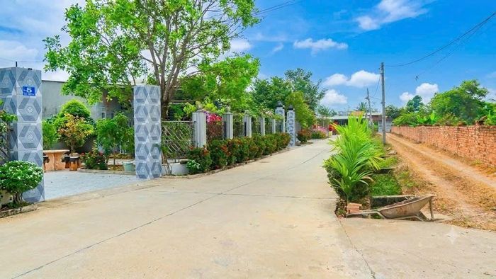 Đường làng, từng ngỏ nhà trong khu dân cư xanh - sạch ở xã Bắc Ruộng