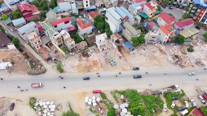 Tổng diện tích thu hồi khoảng 21,1 ha với 814 thửa đất thuộc nhiều loại hình sử dụng khác nhau.
