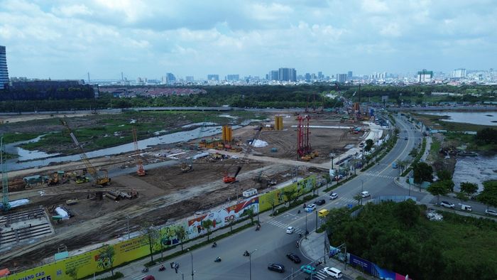 Đoạn đường Tố Hữu qua khu vực Trung tâm hành chính mới TP.HCM được nghiên cứu mở rộng từ 4 lên 7 làn xe.