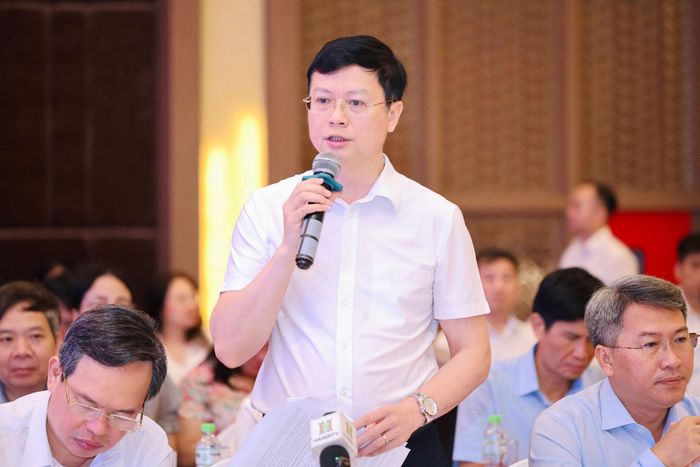 Giám đốc Sở GD-ĐT Hà Nội Nguyễn Văn Hiền phát biểu tại Hội nghị Giám đốc Sở GD-ĐT năm 2026. Ảnh: Bộ GD-ĐT