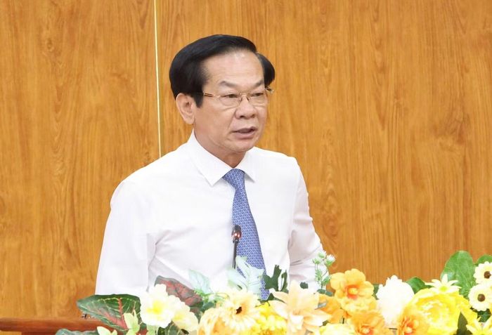 Tân Bí thư Thành ủy Cần Thơ phát biểu nhận nhiệm vụ.