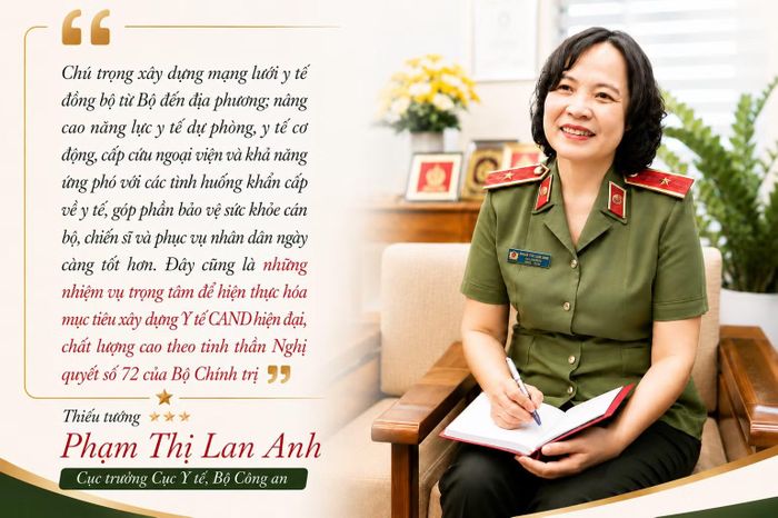 PV: Hiện nay, y tế CAND đang phải đối diện với những thách thức nào, và điều gì khiến Cục trưởng còn trăn trở? 