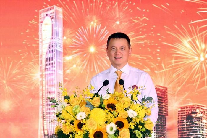 Ông Đặng Minh Trường - Chủ tịch HĐQT Tập đoàn Sun Group phát biểu tại sự kiện.