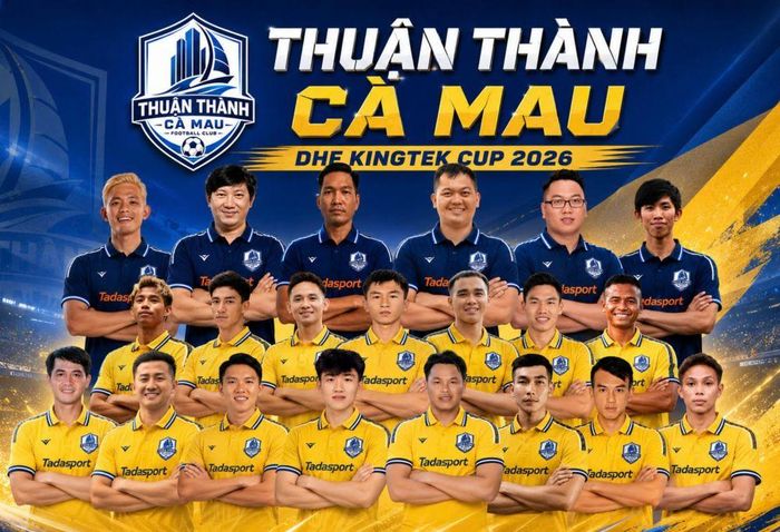 Đội hình Thuận Thành Cà Mau được đầu tư bài bản, kết hợp giữa các cầu thủ giàu kinh nghiệm và những nhân tố trẻ triển vọng.