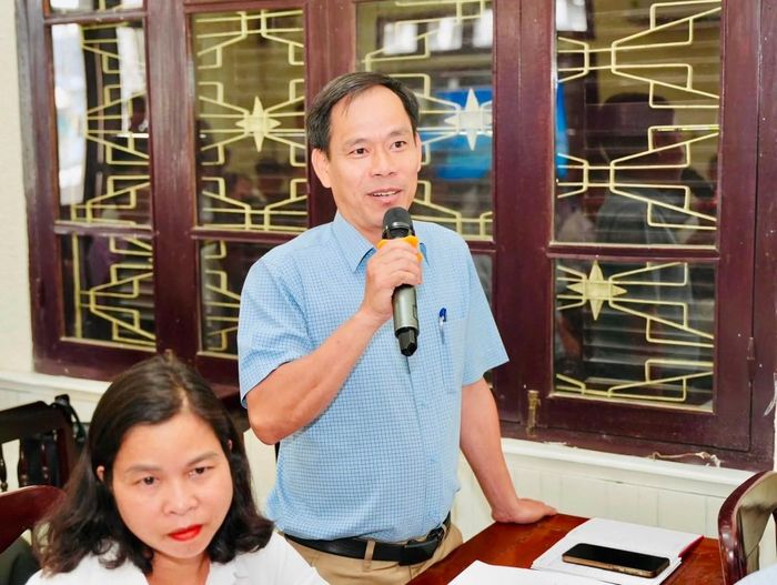 Đại diện các phường, xã tham gia gửi ý kiến, kiến nghị đến lãnh đạo Sở