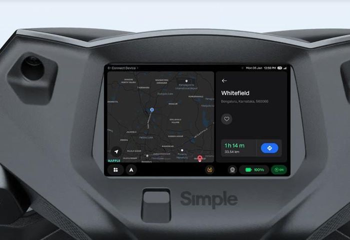 Xe máy điện Simple One Gen 2 nâng cấp động cơ, bản cao nhất chạy tới 400km/ lần sạc.