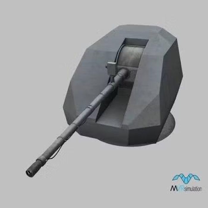 Hệ thống nạp đạn bao gồm ngăn dự trữ, bộ phận tiếp nhận và cơ cấu nạp tự động. Kho chứa đạn được chế tạo theo dạng bánh xích bao quanh một khung lắp ráp từ các ống dẫn hướng. Khung này được đặt trên một bàn xoay phía sau khẩu pháo.