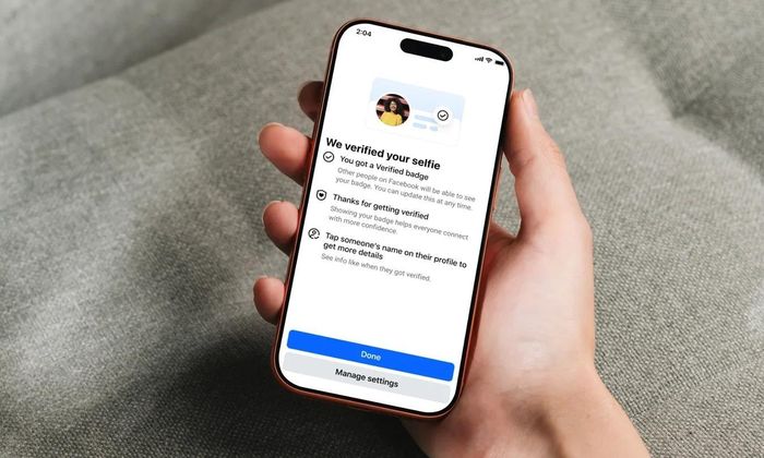 Facebook Verified hoàn toàn miễn phí cho người dùng. Ảnh: Meta.
