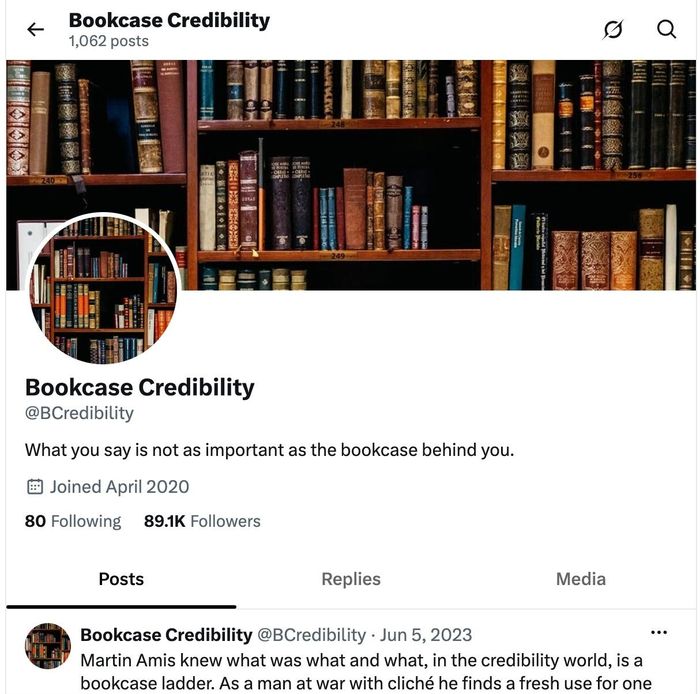  Bookcase Credibility từng hoạt động rất thường xuyên trong thời gian đại dịch. Ảnh: X. 