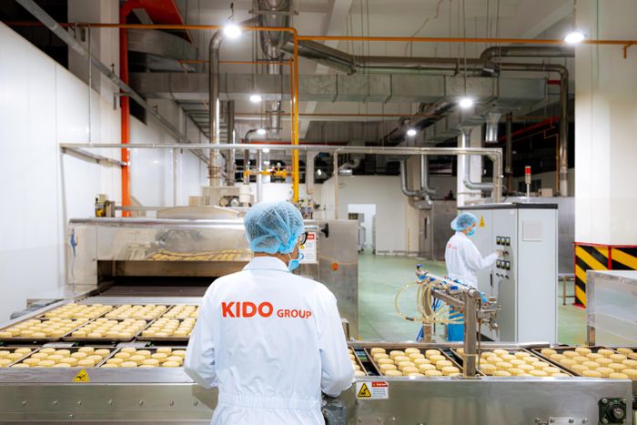  Kido tăng sản lượng bánh trung thu gấp đôi mùa vụ năm ngoái. Ảnh: KDC. 